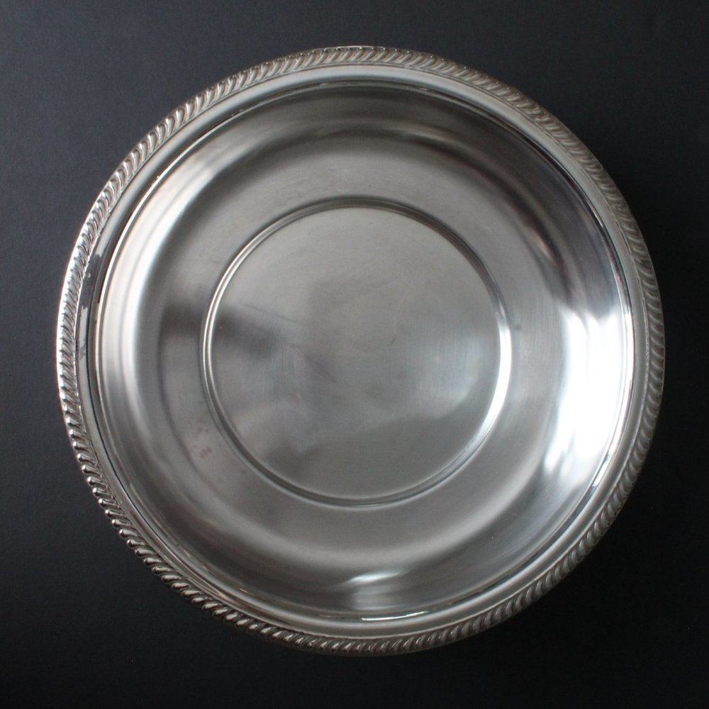 [RIDEAU PLATE] Lidded Silver Serving Tray with and Glass Dish - Picture 12 of 17